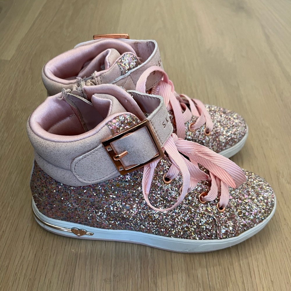Sketchers Sparkly High Tops Size 3